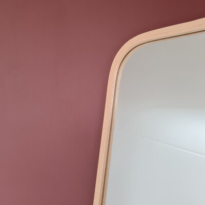 Merlot Mania, LAB Paint, Vestingh Paint IKORNNES spiegel IKEA, houten spiegel, staande spiegel