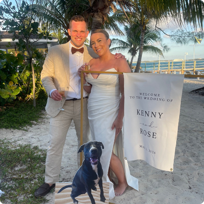 Kenny & Rose married in the Bahamas