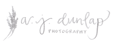 Logo of Raleigh Family Photographers A.J. Dunlap Photography
