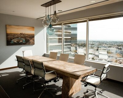 Office space with conference room