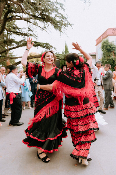 danse espagnole pour les mariés