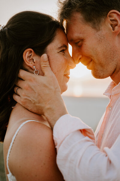 Couple eloping at Plage de l'Espiguette, Camargue in France - Shawna Rae wedding and elopement photographer