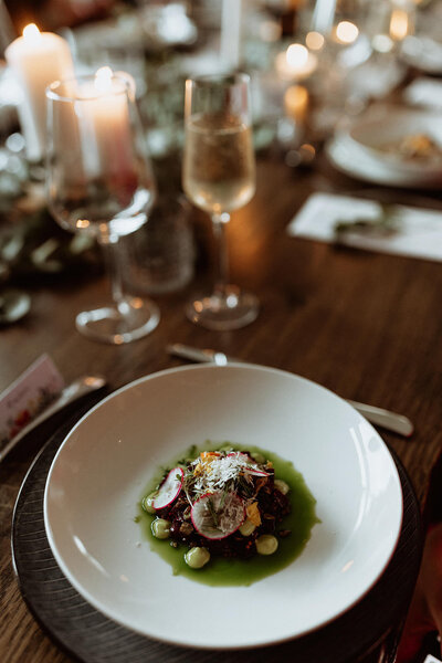 fine dining Iceland wedding