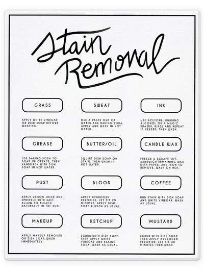 STAIN REMOVAL WHITE