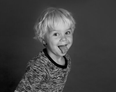 Preschool pictures of boy with personality