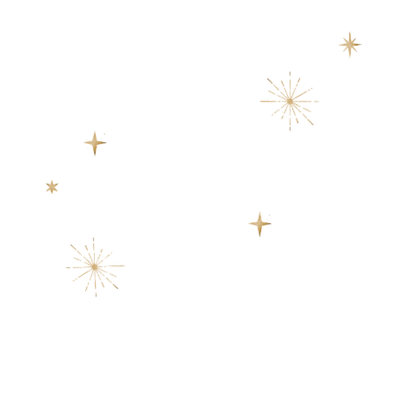 gold stars design