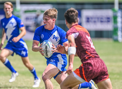 USAFA Men's Match Action Shot - Zoomie Rugby