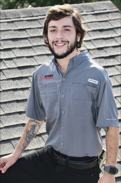 A home inspector for Bowman Property Inspections; Edward Cadavid