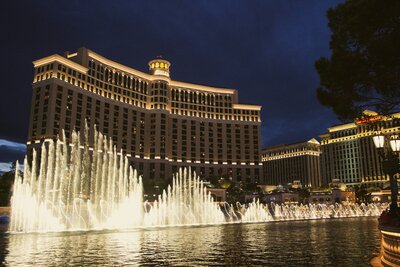 Explore opulent accommodations, fine dining, and iconic attractions in Vegas.