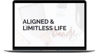 aligned and limitless life bundle mockup