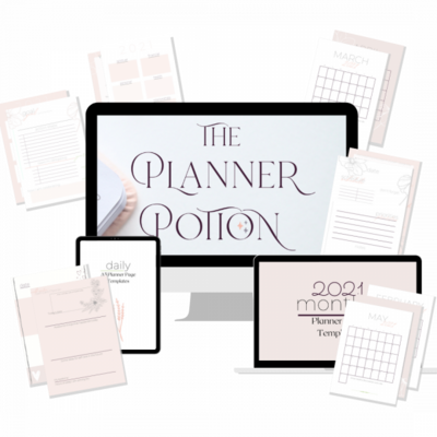 Download our beautiful planner templates you can customize and sell to your audience!
