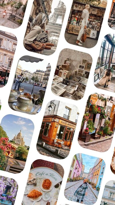 Flaneur Template Moodboard