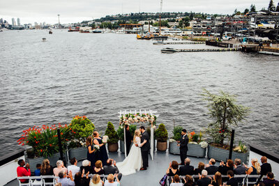 The MV Skansonia is a wedding venue in the Seattle area, Washington area photographed by Seattle Wedding Photographer, Rebecca Anne Photography.