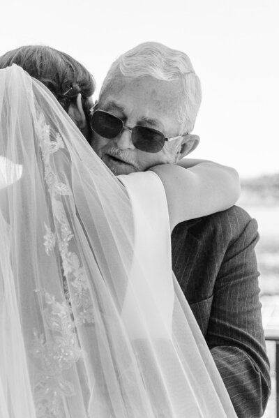 Bride and Grand-dad first look