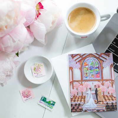 Ben Keys | Live Wedding Painters Custom Printed Stationery