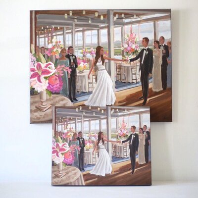 Live Wedding Painters | Ben Keys Fine Art Studio