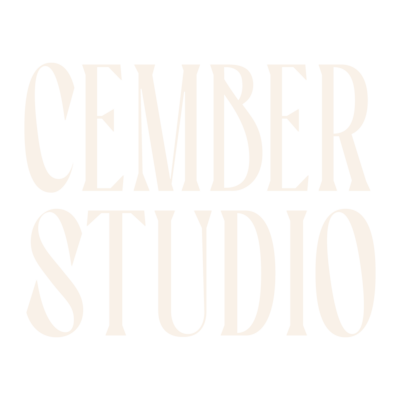 Cember Studio Branding Secondary Stacked Logo
