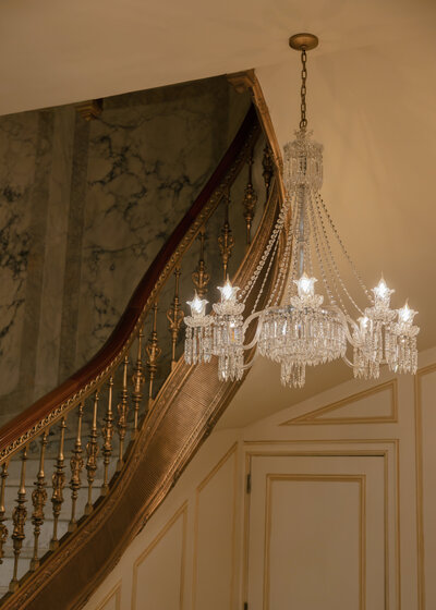 Editorial wedding photo of the space that the bride and groom felt was the perfect place to host their big day.