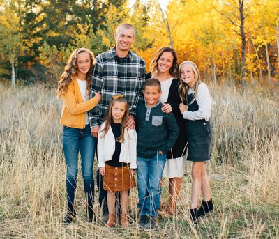 cody lund of elk ridge builders and his family