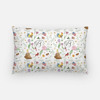 hand painted watercolor pattern pillows