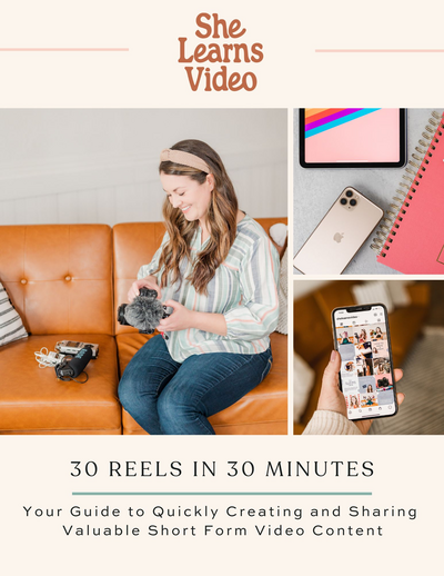 freebie cover image for an Instagram reels guide