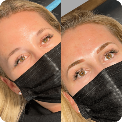 Before & After Powder Eyebrow Treatment
