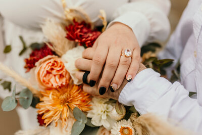Chicago Wedding Photographer bride and groom hands