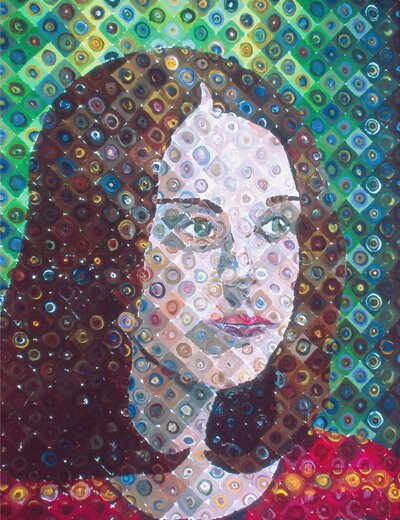 Ally dots self portrait