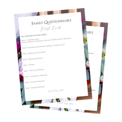 Family Questionnaire Mockup