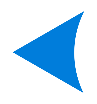 The Called Career triangle icon blue