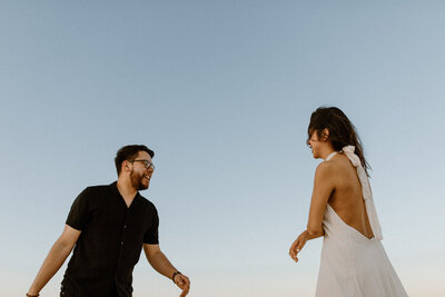 Silver Lake Sand Dunes engagement session