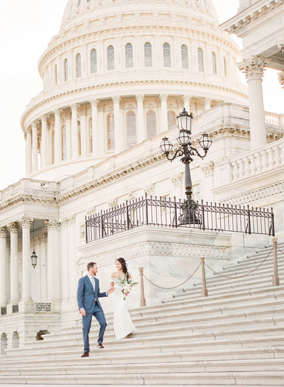 Washington DC Elopement Photography at the US Capitol