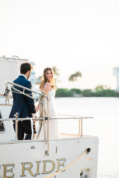 Bridesmaids in light green dresses at Loews Coral Gables hotel in Miami
