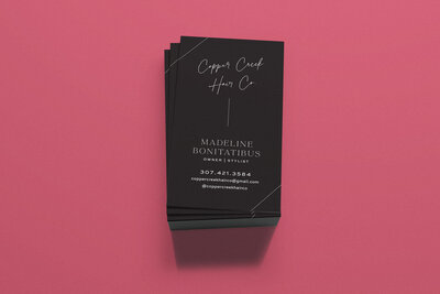 copper-creek-hair-co-business-card-design-pink