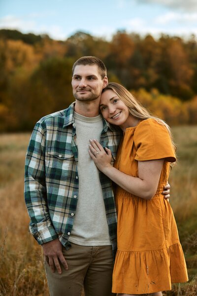 Engagement session at Brecksville reservation Cleveland wedding photographer