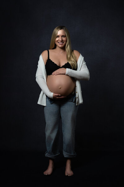 In Studio Maternity by Amy May Photography