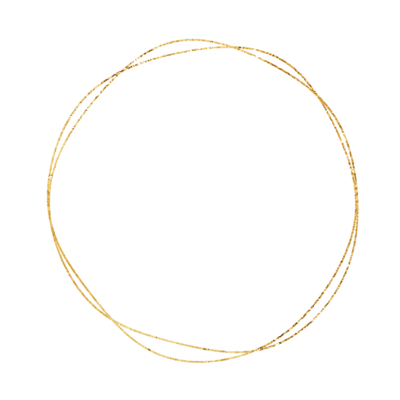 Gold Double Circle