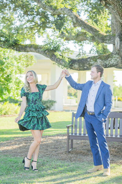 An Engagement Session at The Country Club of Jackson