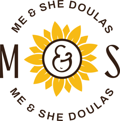 Me & She Doula Services logo.