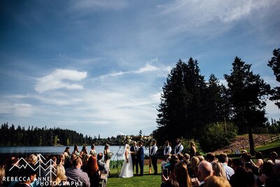 Lake Wilderness Park is a wedding venue in the Seattle area, Washington area photographed by Seattle Wedding Photographer, Rebecca Anne Photography.