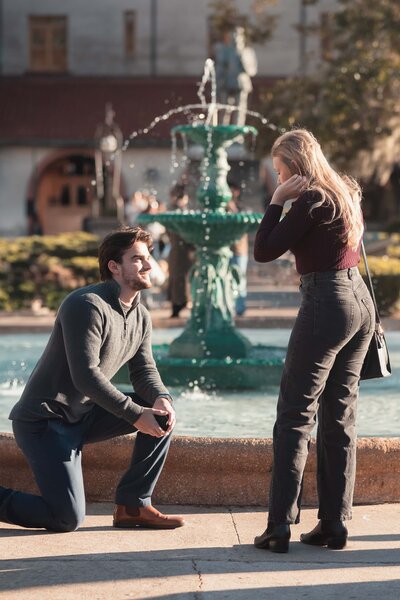 Proposing in St. Augustine Florida | S. Augustine Proposal Photographer