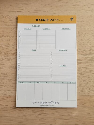 The Purpose Planners - Weekly Prep 1