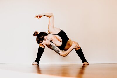 Creative goddess pose