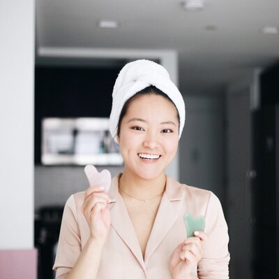 a 20-something skincare-obsessed entrepreneur and licensed esthetician living in New York City