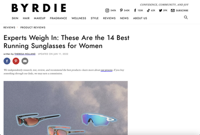 Dale Marie feature: Experts Weigh In: These Are The Best Running Sunglasses for Women