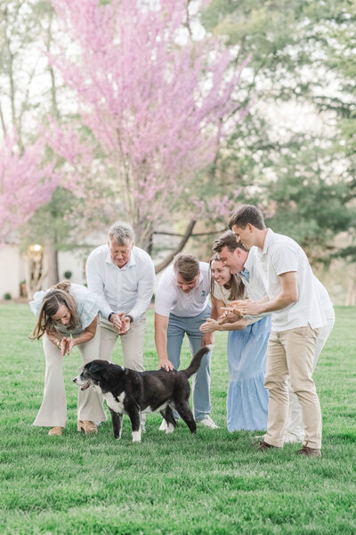 Family session by North Carolina photographer