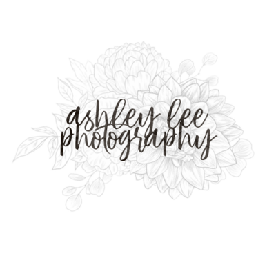 logo with Ashley Lee Photography and flowers