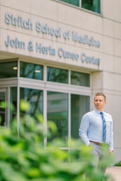 Loyola Stritch Medical School senior guy pictures