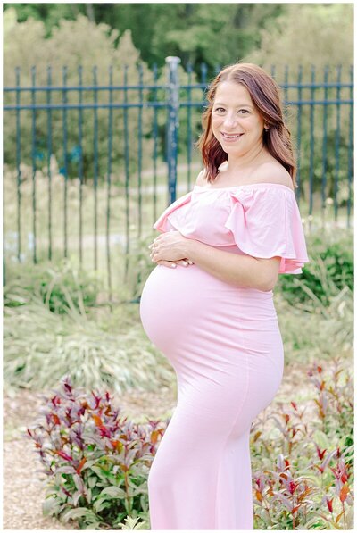 Pittsburgh PA Maternity Photographer took photos of this beautiful mama to be in Hartwood Acres.