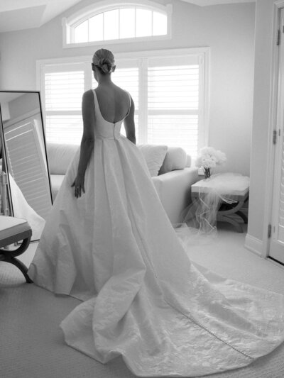 Black tie bridesmaids in Philadelphia